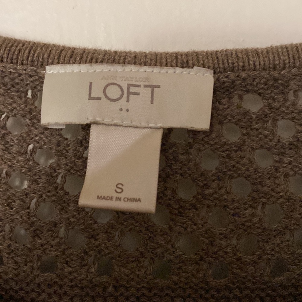 Loft brown sweater size: S - Picture 4 of 8